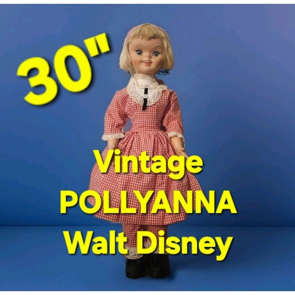 POLLYANA 🎀 1960's DOLL Uneeda UDCO Walt Disney Productions Girl